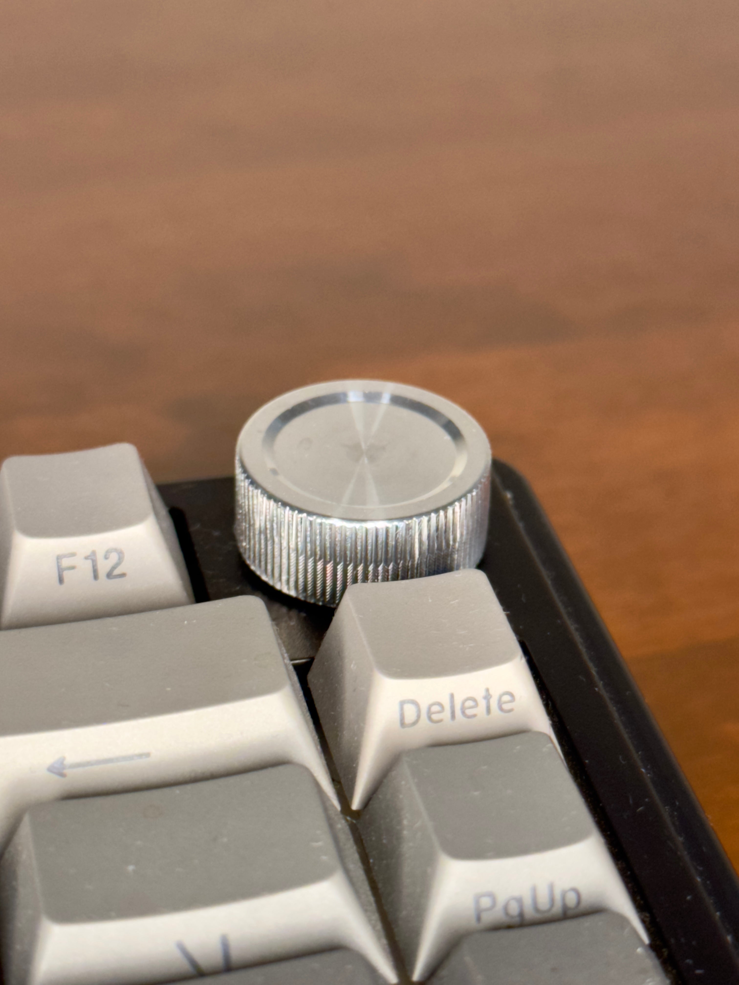 Solid Brass Volume Knob | CNC Machined Rotary Control Knob for Keyboard